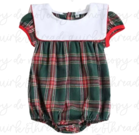 Plaid Christmas Bubble Rompers & Dresses PREORDER