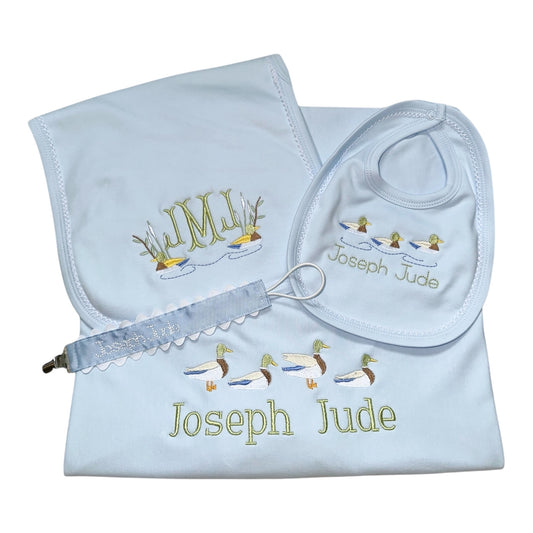 Picot Trim Burp Cloth