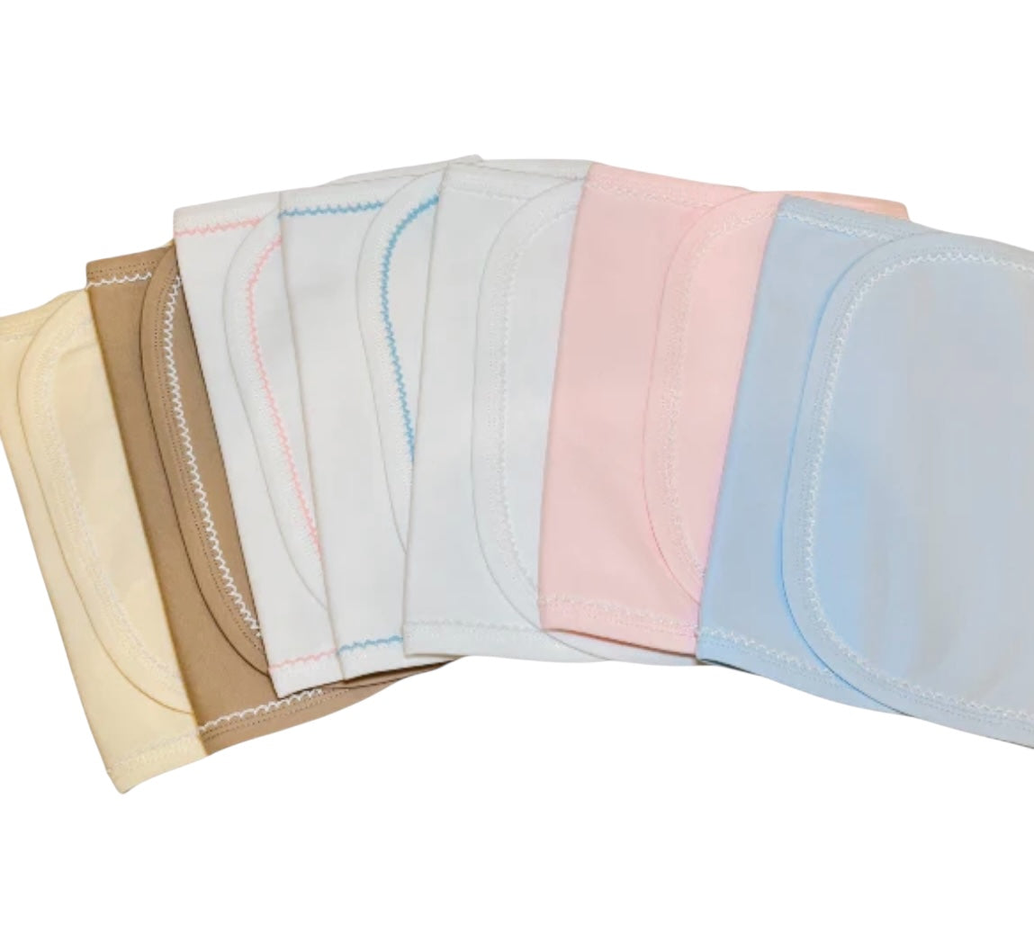 Picot Trim Burp Cloth