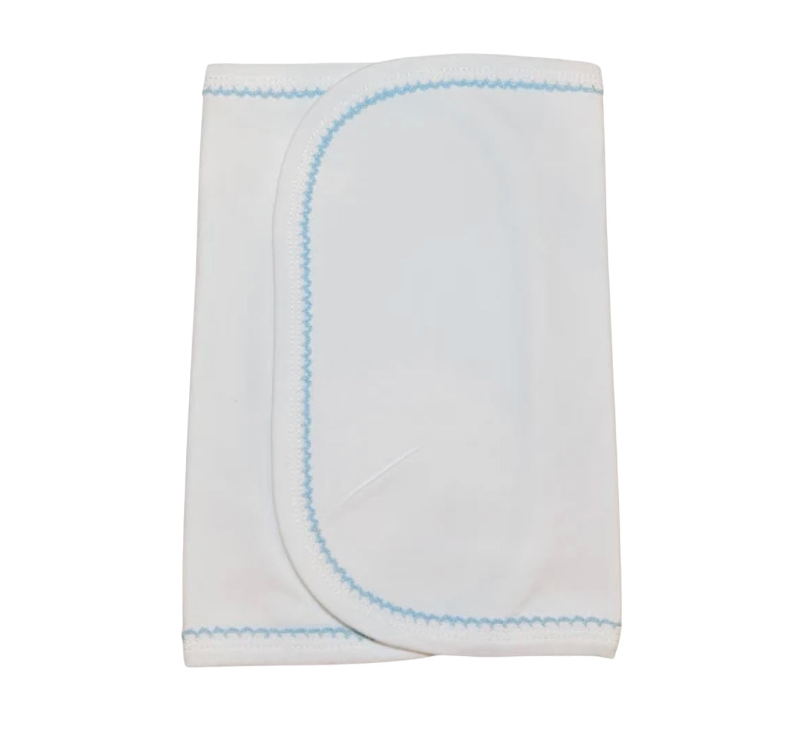 Picot Trim Burp Cloth