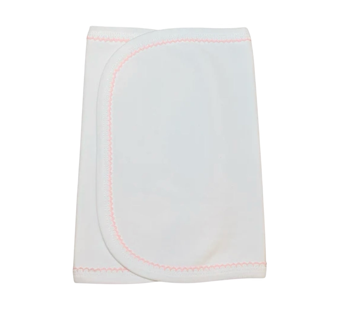 Picot Trim Burp Cloth